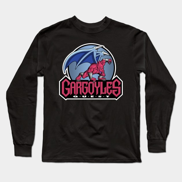 Gargoyle's Quest the TV Series Long Sleeve T-Shirt by nextodie